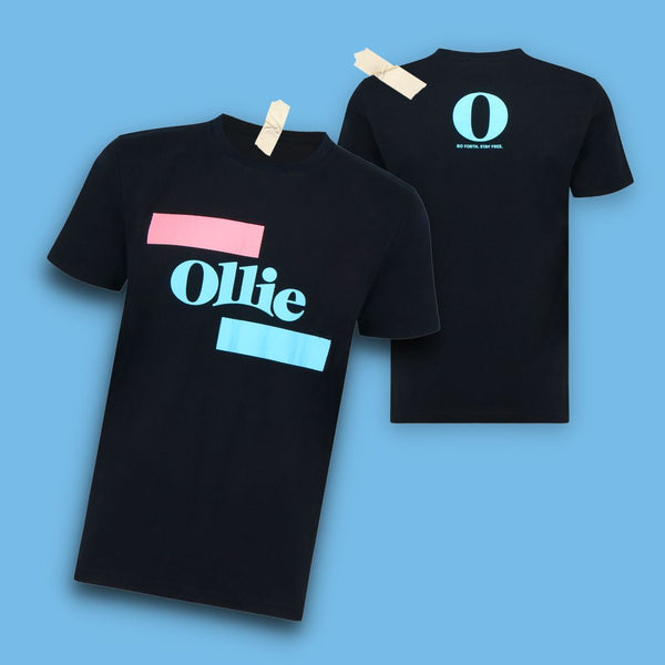 Sleek Noir Crew Neck Tee